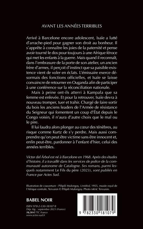 Avant les années terribles - Victor Del arbol, Claude Bleton, Victor Del arbol, Claude Bleton - ACTES SUD
