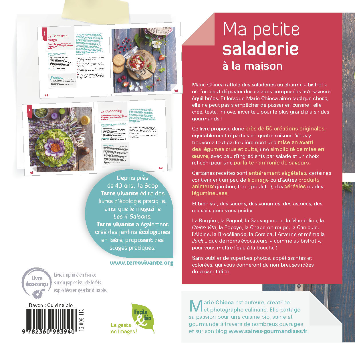 Ma petite saladerie à la maison - Marie Chioca - TERRE VIVANTE