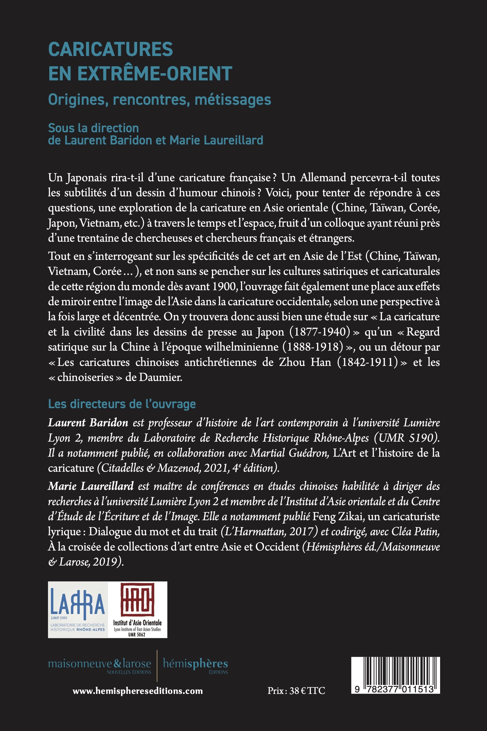 Caricatures en Extrême-Orient - Marie Laureillard, Laurent Baridon - HEMISPHERES